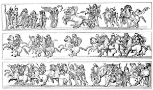 Empty Deserted Landscape Scene Drucke: The Alexander Procession, Alexander the Great