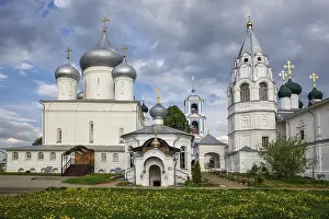 Deserted Abbey In Europe Drucke: All temples of Nikitsky Monastery
