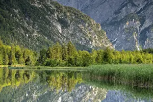 Mountain Lake Reflections Drucke: Almsee with reflection, Grunau