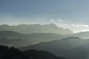 Central Europe Alpine Landscapes Drucke: Alpstein Mountains and Santis