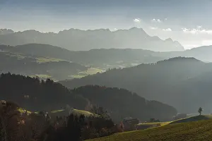 Swiss Alpine Landscape Photo Drucke: Alpstein Mountains and Santis