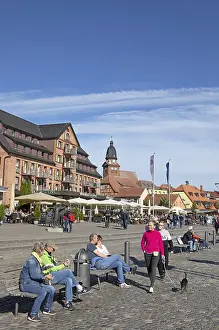 Northern Germany Images Drucke: Alter Hafen, Waren (Muritz)