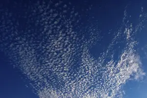 Altocumulus Cloud Formations Drucke: Altocumulus clouds, Upper Austria, Austria