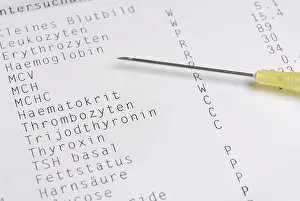 Blood Test Analysis Drucke: Analysis of a blood test