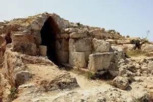 Northern Cyprus Archeology Drucke: Ancient palace complex of Vuni