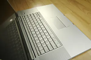 Desk Setup Ideas Drucke: Angled laptop image on desk