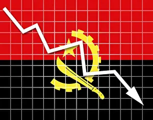 Drucke von Das angolanische Flagge und Pfeil-Diagramm geht nach unten Verwandte Bilder Drucke: Das angolanische Flagge und Pfeil-Graph geht nach unten.