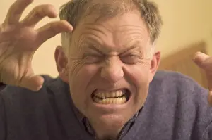 Angry Man Portrait Drucke: Angry man