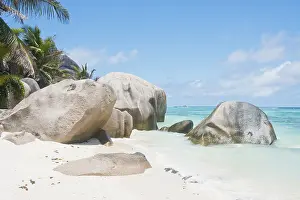 Uninhabited Coastal Area Drucke: Anse Source dArgent Beach