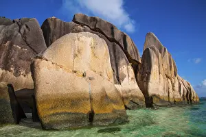 Eastern Africa Archipelago Drucke: Anse Source d'Argent, granite rock beach