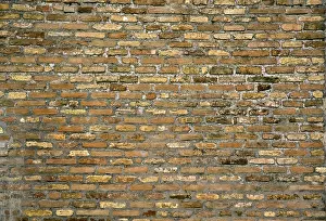 Deserted Old Building Drucke: Antique brick texture