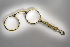 Uninhabited Old Buildings Drucke: Antique lorgnette or lorgnette