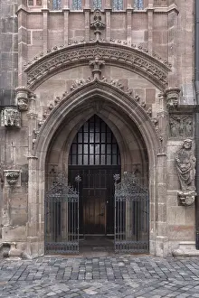 Middle Franconian Architecture Drucke: Apothecary Gate of the Lorenzkirche
