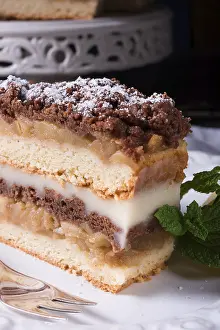 Delicious Desserts Drucke: Apple cream cake