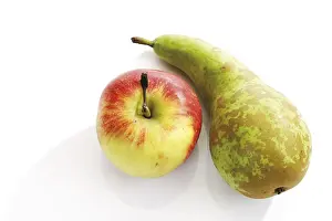 Fresh Fruit Drucke: Apple and pear