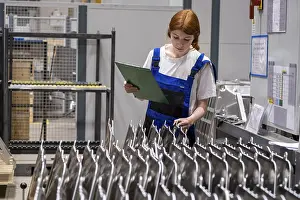 Central Europe Metal Industry Drucke: Apprentice, trainee, training, warehouse clerk
