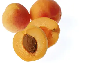 Studio Background Food Drucke: Apricots