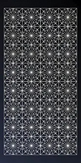 Geometric Ornamentation Drucke: Arabic ‌inspired decorative background