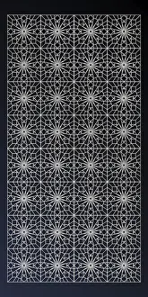 Laser Cut Vector Template Drucke: Arabic ‌inspired decorative background