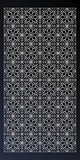 Laser Cut Vector Template Drucke: Arabic ‌inspired decorative background