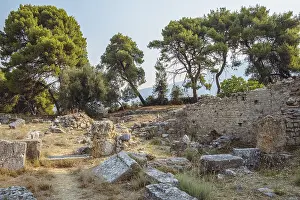 Ancient Greek Ruins Drucke: Archaeological Site of Epidaurus