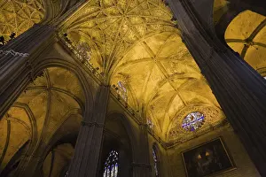 Gothic Architecture Details Drucke: Architectural details on ceiling