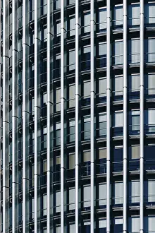 Office Building Exterior Drucke: Architecture abstract background
