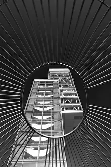 Black And White Architecture Drucke: Architecture, observation tower