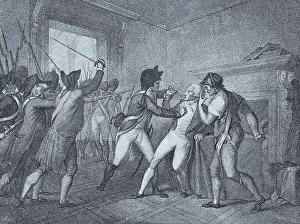 Die Verhaftung von Maximilien de Robespierre