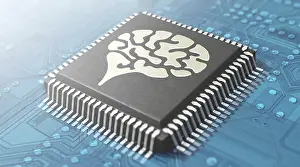 Artificial Intelligence Symbol Drucke: Artificial Intelligence - AI