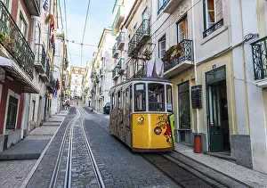 Lisbon Funicular Drucke: Ascensor da Bica, Bica Funicular