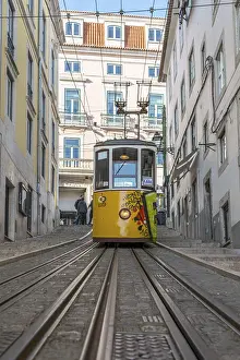 Portugal Street Scene Drucke: Ascensor da Bica, Bica Funicular