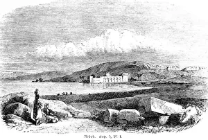 Historical Bible Illustration Drucke: Ashdod, Azotas, Ascalon, Esbud