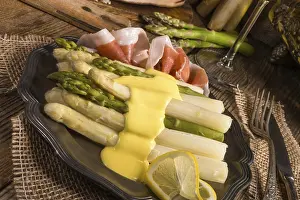 Asparagus With Ham Drucke: Asparagus with ham