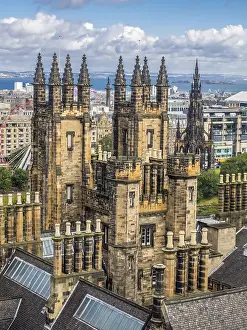 European Skyline Photography Drucke: The Assembly Hall in Edinburgh