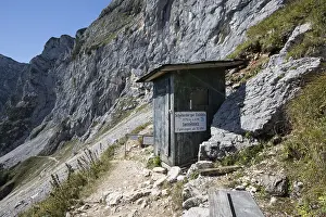 Berchtesgaden Bavaria Germany Drucke: Assembly point in front of Schellenberg Ice Cave