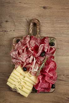 Breakfast Snack Ideas Drucke: Assorted meat, appetizer, prosciutto