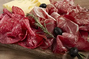 Breakfast Snack Ideas Drucke: Assorted meat, appetizer, prosciutto
