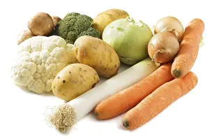 Diverse Vegetable Selection Drucke: Assorted vegetables