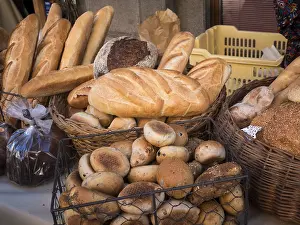 Gerahmter Druck : Sortiment Brot im Laden Gerahmter Druck : Sortiment Brot im Laden