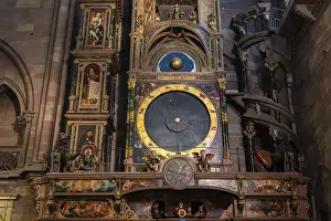 France Travel Photography Drucke: Astronomical clock, Munster