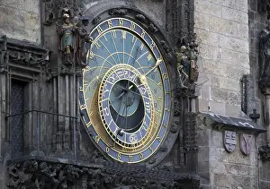 Czech Republic Tourist Attraction Drucke: The Astronomical Clock in Prague