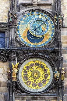 Astronomical Clock Prague Drucke: Astronomical Clock. Prague. Czech Republic