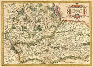 Atlas aus dem Jahr 1623 von Salzburger und Kärntner Landesbeschreibungen