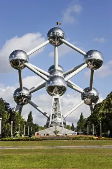 Belgium Travel Photography Drucke: Atomium, Brussels, Belgium