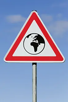 Environmental Protection Icon Drucke: Attention! globalization