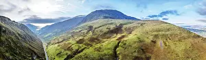 Autumn Mood From Above Drucke: Autumn colours over Mach Loop from a drone