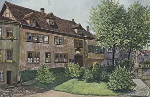 Historical Music Composers Drucke: Bachhaus in Eisenach, Thuringia