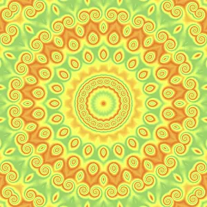 Abstract Radial Pattern Drucke: Background with abstract bright radial pattern