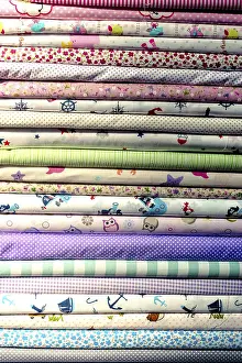 Deserted Landscape Photo Drucke: Background with a certain fabric texture pattern